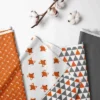 Bacati - Playful Fox Crib Rail Guard Covers Set Of 2 Orange/Gray -Love To Dream Baby Shop GUEST bee56c3b 125f 4d56 9f58 87cf21dfb1ab