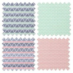 Bacati - Emma Aztec Print Coral/Mint/Navy Triangles Muslin Swaddling Blankets Set Of 4 -Love To Dream Baby Shop GUEST bf0f8317 468a 4c29 a70f e767ee809c84