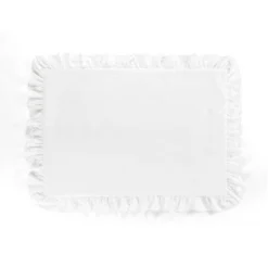 Lush Décor Crib Bedding Set Reyna Embellished Soft Baby/Toddler - White - 3pc