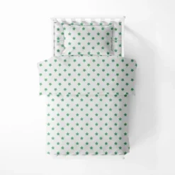 Bacati - Stars Green Muslin 4pc Toddler Bedding Set -Love To Dream Baby Shop GUEST bf4c9e83 9557 4db9 b080 88dd2dc3f854