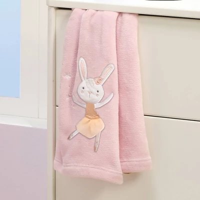 Bedtime Originals Tiny Dancer Fleece Baby Blanket - Pink 7 Bedtime Originals Tiny Dancer Fleece Baby Blanket - Pink - Image 5