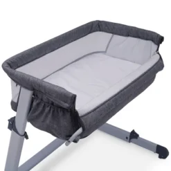 Simmons Kids' Dream Bedside Baby Bassinet Sleeper With Breathable Mesh And Adjustable Heights - Lightweight Portable Crib - Gray -Love To Dream Baby Shop GUEST c07e351d a02f 456e 9a1f e8d10eada634
