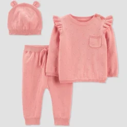 Carter's Just One You® Baby Girls' 3pc Sweater Top & Bottom Set - Pink -Love To Dream Baby Shop GUEST c209255f 94c4 4ad1 a594 d158c48f94db