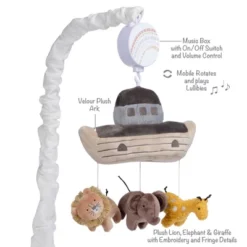 Lambs & Ivy Baby Noah Ark With Animals Musical Baby Crib Mobile Soother Toy -Love To Dream Baby Shop GUEST c334108d bffd 4c5f b2d3 99659601f272