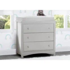 Delta Children Perry 3 Drawer Dresser With Changing Top