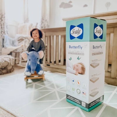 Sealy Butterfly Premium Firm Crib Mattress And Toddler Mattress 8 Sealy Butterfly Premium Firm Crib Mattress And Toddler Mattress - Image 6