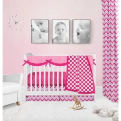 Bacati - Mix N Match Chevron/Dots Long Crib Rail Guard Cover Pink -Love To Dream Baby Shop GUEST c3f18d15 6cac 46b3 8011 d26576d60cc6