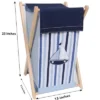 Bacati - Little Sailor Laundry Hamper With Wooden Frame 2 Bacati - Little Sailor Laundry Hamper With Wooden Frame -Love To Dream Baby Shop GUEST c68a4dee e651 44df a829 891d0d676dd7