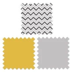 Bacati - Ikat Dots Giraffe Yellow Grey Neutral 10 Pc Crib Set With 2 Crib Fitted Sheets 4 Muslin Swaddling Blankets -Love To Dream Baby Shop GUEST c861b657 00e6 4379 926a 1de54c7dd235
