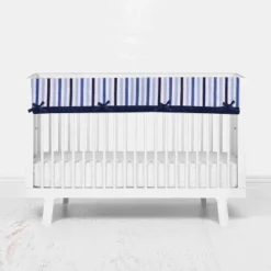 Bacati - Little Sailor Long Crib Rail Guard Cover
