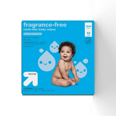 Fragrance-Free Baby Wipes - Up & Up™ (Select Count) 10 Fragrance-Free Baby Wipes - Up & Up™ (Select Count) - Image 8