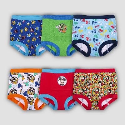 Toddler Boys' Mickey Mouse 6pk Training Underwear 7 Toddler Boys' Mickey Mouse 6pk Training Underwear - Image 5