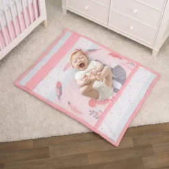 NoJo Little Love Desert Flower Fox And Feathers Crib Bedding Set - 3pc -Love To Dream Baby Shop GUEST cbf2153b 275f 4b63 ac2a 51c098c62c11