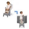 Delta Children Little Jon-EE Adjustable Potty Seat And Step Stool - White/Gray -Love To Dream Baby Shop GUEST cd5e075e 31bc 46d9 a497 9bcd5b28727f