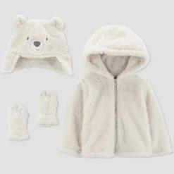Carter's Just One You®️ Baby Bear Jacket - Cream -Love To Dream Baby Shop GUEST ce6342e9 12b9 4d5d ac3a 3ec1d37f677b