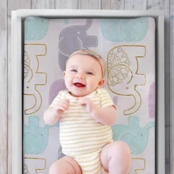 The Peanutshell Little Peanut Changing Pad Cover - Lilac