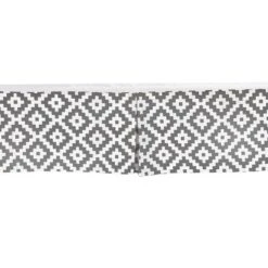 Bacati - White/Gray Diamond Crib/Toddler Bed Skirt -Love To Dream Baby Shop GUEST d07caafd 7523 4286 a370 b3afbf7d1082