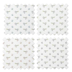 Bacati - Happy Monkeys Blue/Green/Gray Boys Muslin Swaddling Blankets Set Of 4 -Love To Dream Baby Shop GUEST d1980c0d f487 4edc a879 83beb62afd4e