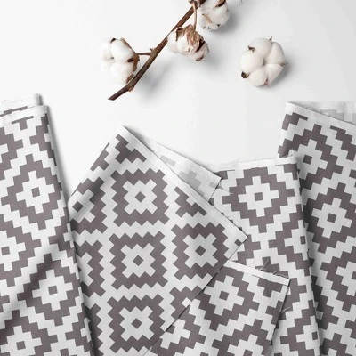 Bacati - Love Gray/Mint Set Of 2 Small Side Crib Rail Guard Covers 5 Bacati - Love Gray/Mint Set Of 2 Small Side Crib Rail Guard Covers - Image 3