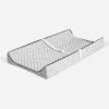 Bacati - Plus Quilted Muslin Changing Pad Cover Black