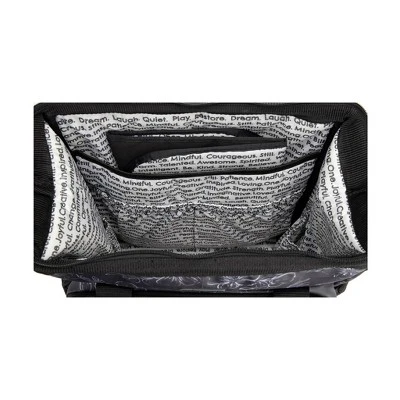 JuJuBe Dr Mom Multi-Carry Backpack Deluxe Diaper Bag - Floral Print 9 JuJuBe Dr Mom Multi-Carry Backpack Deluxe Diaper Bag - Floral Print - Image 7