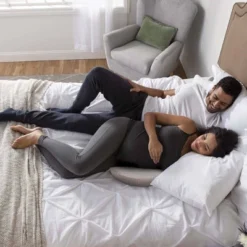 Boppy Organic Cotton Pregnancy Support Wedge-Biscotti Liquide Stripe Pillow -Love To Dream Baby Shop GUEST d4a317de a497 4659 8b42 56f9cd553935