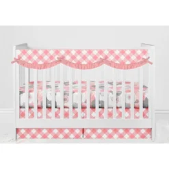Bacati - Watercolor Floral Coral Gray Long Side Crib Rail Guard Cover 8 Bacati - Watercolor Floral Coral Gray Long Side Crib Rail Guard Cover -Love To Dream Baby Shop GUEST d5652e0a 2993 4b4e 9649 f5686c67936a