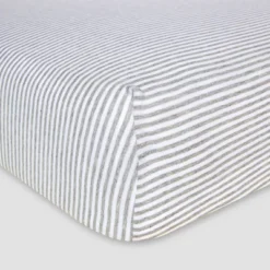 Burt's Bees Baby® Organic Fitted Crib Sheet - Bee Essentials - Stripe -Love To Dream Baby Shop GUEST d5df11aa b5fb 4113 9bba dc4170c63d24