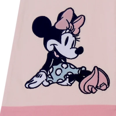 Lambs & Ivy Disney Baby Minnie Mouse Pink Appliqued Cotton Wearable Blanket 4 Lambs & Ivy Disney Baby Minnie Mouse Pink Appliqued Cotton Wearable Blanket - Image 2