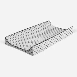Bacati - Mustache Quilted Muslin Changing Pad Cover Black -Love To Dream Baby Shop GUEST d61a3d7b 77e5 4923 a4ce 92eb2e7504f3