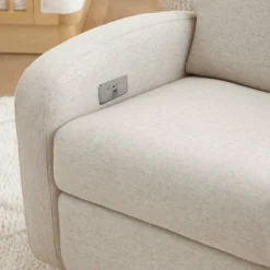 Babyletto Nami Electronic Recliner And Swivel Glider With USB Port And Light Wood Base -Love To Dream Baby Shop GUEST d620e55b 7eb3 46fb 87c3 7725560ae7bf