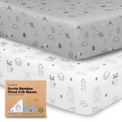 KeaBabies 2pk Fitted Crib Sheets For Boys, Girls, Organic Baby Crib Sheet, Fits Standard Nursery Crib Mattresses -Love To Dream Baby Shop GUEST d70086fb 66dd 4f86 9eb7 e23fd64672bf