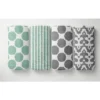 Bacati - Ikat Dots Stripes Mint Grey Neutral 10 Pc Crib Set With 2 Crib Fitted Sheets 4 Muslin Swaddling Blankets 2 Bacati - Ikat Dots Stripes Mint Grey Neutral 10 Pc Crib Set With 2 Crib Fitted Sheets 4 Muslin Swaddling Blankets -Love To Dream Baby Shop GUEST d8888aab 8682 44eb b2e4 88ebcd7b0311