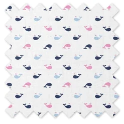 Bacati - Little Sailor Girls Whales/Boats Muslin 4 Pc Toddler Bedding Set -Love To Dream Baby Shop GUEST da4eb90a 90b3 4086 a09b 82c20201b172
