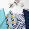Bacati - Liam Crib Rail Guard Covers Set Of 2 Aqua/Orange/Navy -Love To Dream Baby Shop GUEST da92d464 a077 4084 9878 06d6d2af46fe 1