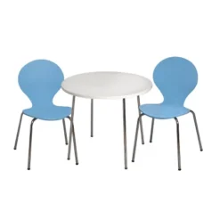 3pc Kids' Table And Chair Set With Chrome Legs - Gift Mark -Love To Dream Baby Shop GUEST db352293 10c8 4bef ada3 be9ae6660090