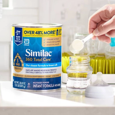 Similac 360 Total Care Non-GMO Infant Formula Powder - 30.8oz 7 Similac 360 Total Care Non-GMO Infant Formula Powder - 30.8oz - Image 5