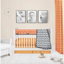 Bacati - Mix N Match Chevron/Dots Long Crib Rail Guard Cover Orange/Gray 9 Bacati - Mix N Match Chevron/Dots Long Crib Rail Guard Cover Orange/Gray -Love To Dream Baby Shop GUEST dfaf51cf b187 414c a01c 86bbbadd992f