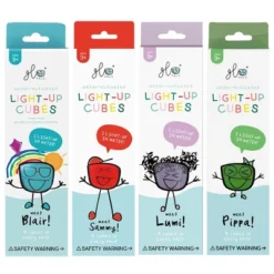 Glo Pals Light Up Water Cubes - Set Of 16 Cubes - Red, Blue, Green, Purple -Love To Dream Baby Shop GUEST dfc9e816 aa96 479c b594 ce350a23d494