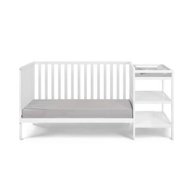 Suite Bebe Palmer 3-in-1 Convertible Island Crib And Changer Combo - White 7 Suite Bebe Palmer 3-in-1 Convertible Island Crib And Changer Combo - White - Image 5