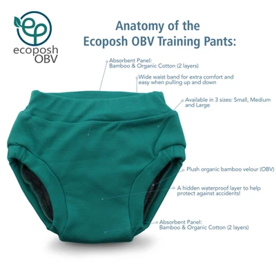 Kanga Care Ecoposh OBV (Organic Viscose Of Bamboo Velour) Potty Training Pants 5 Kanga Care Ecoposh OBV (Organic Viscose Of Bamboo Velour) Potty Training Pants - Image 3