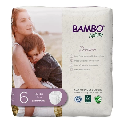 Bambo Nature Dream Disposable Diapers, Eco-Friendly, Size 6 8 Bambo Nature Dream Disposable Diapers, Eco-Friendly, Size 6 - Image 6