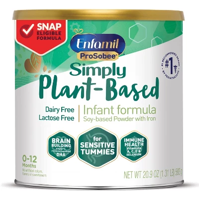 Enfamil Plant-Based Soy Powder Infant Formula - 20.9oz 10 Enfamil Plant-Based Soy Powder Infant Formula - 20.9oz - Image 8