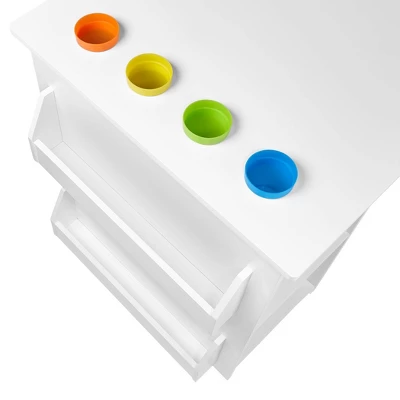 Kids' Art Activity Table With Storage White - RiverRidge Home 6 Kids' Art Activity Table With Storage White - RiverRidge Home - Image 4