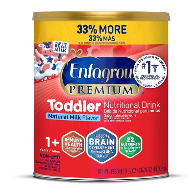Enfagrow Premium Powder Toddler Formula - 32oz 6 Enfagrow Premium Powder Toddler Formula - 32oz - Image 4