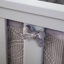 BreathableBaby Breathable Mesh Crib Liner - Deluxe Embroidered Collection - Gray Links -Love To Dream Baby Shop GUEST e9195a00 42fe 4b09 af30 8d122c90fb83