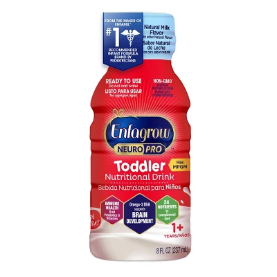 Enfagrow NeuroPro Non-GMO Ready To Feed Toddler Formula Bottles - 8 Fl Oz Each/6ct 6 Enfagrow NeuroPro Non-GMO Ready To Feed Toddler Formula Bottles - 8 Fl Oz Each/6ct - Image 4