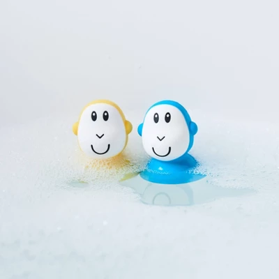 Matchstick Monkey Wobblers - Blue & Yellow 4 Matchstick Monkey Wobblers - Blue & Yellow - Image 2