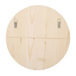 Little Love By NoJo Love You To The Moon And Back Round Wood Nursery Wall Décor - Gray And White