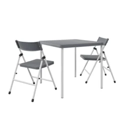 Cosco 3pc Kids' Activity Set With Folding Chairs Gray/White -Love To Dream Baby Shop GUEST ebcbed96 e5ef 476b bf78 f9c939126033